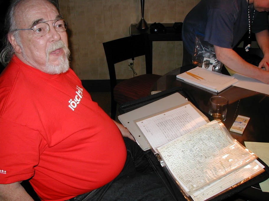 Pic of Gary Gygax and his Dungeon